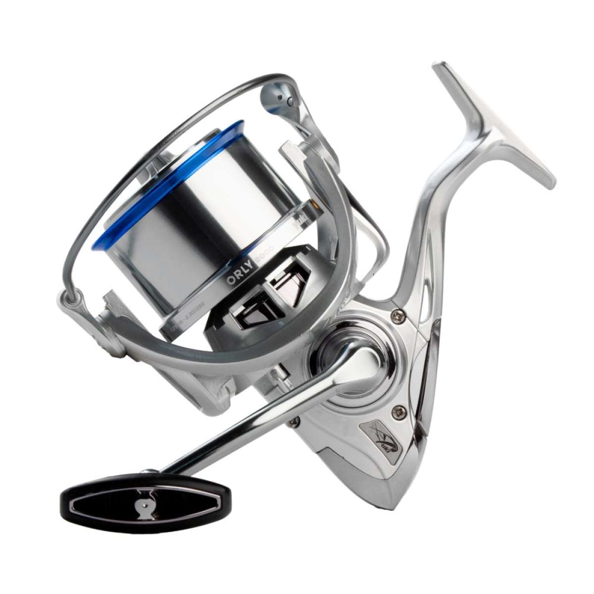 orly-sw (4) Saltwater proof lightweight fishing reel with 6+1 stainless steel bearings. Ultra-light CNC aluminium handle. YAT (Yuki Anti Tangle system)and X-Force bail arm system. Drag Power: 20kg Gear ratio 4.6:1 Weight: 500gr. Includes 2 spools: 1 aluminium 9000 size spool + 1 graphite 10000 size spool. Spool Capacity mm/mts PE/mts 9000 0.23/470 • 0.27/345 • 0.30/280 2.4/470 • 2.5/345 • 3.0/280 10000 0.30/640 • 0.35/470 • 0.40/360 3.0/640 • 4.0/470 • 6.0/360